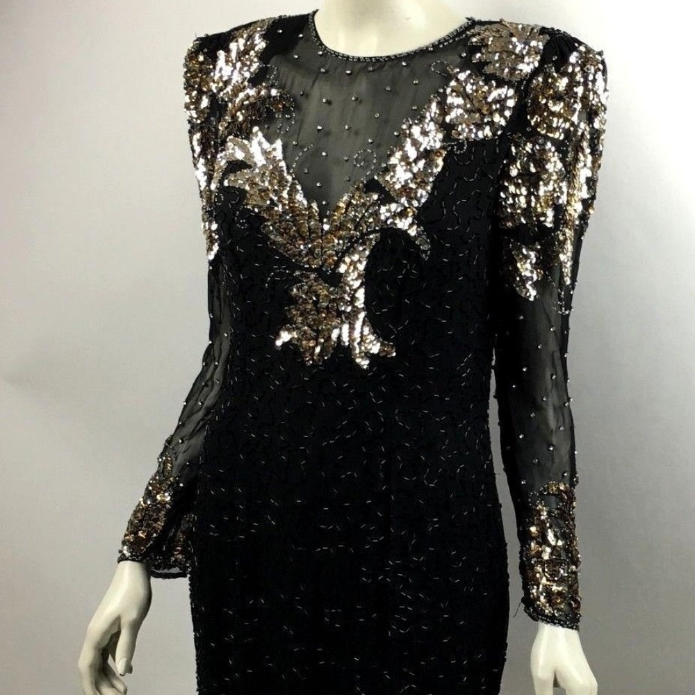 Nite Line 100% Silk  8 Formal Cocktail Dress